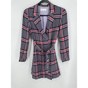 Fleur Du Mal Belted Silk Crepe Blazer Dress Women’s 0 EUC Read $625